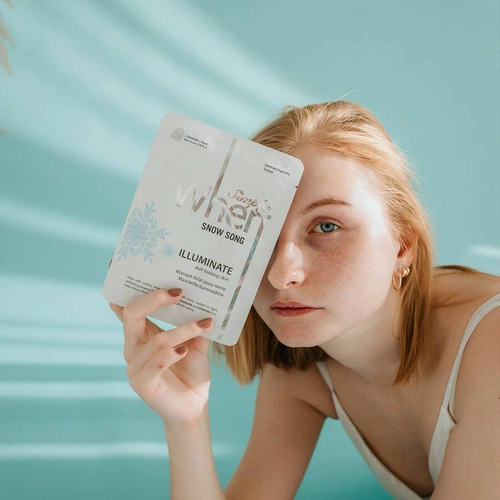 Simply When Snow Song maska rozjaśniająca