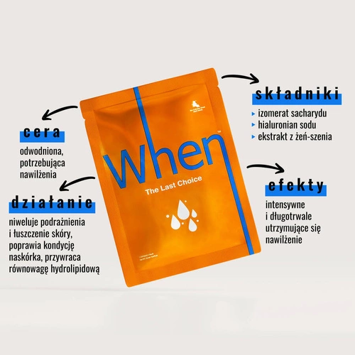When The Last Choice maska nawilżająca